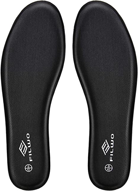 FILWO Women's Men's Memory Foam Insoles Super Soft Replacement Innersoles for Running Shoes Work Boots Comfort Cushioning Shoe Insert