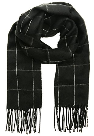 Geoffrey Beene Men's Scarf Cashmere Feel Made in Italy