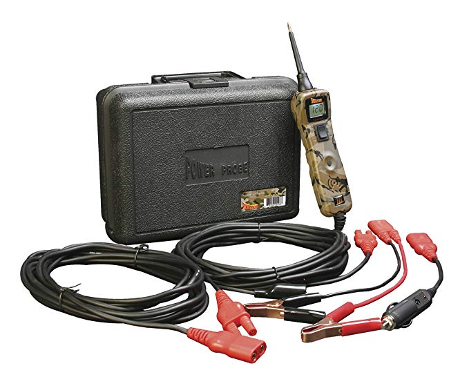 Power Probe III w/Case & Acc - Camo (PP319CAMO) [Car Automotive Diagnostic Test Tool, Digital Volt Meter, AC/DC Current Resistance, Circuit Tester]