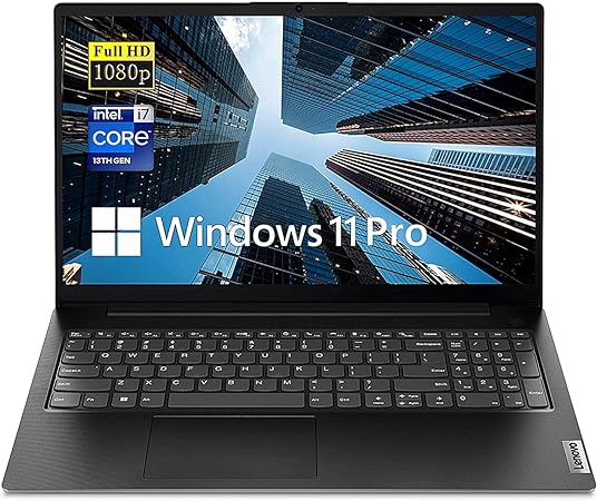 Lenovo V15 G4 Business Laptop, 15.6" FHD Screen, 13th Gen Intel 10 Cores i7-1355U up to 5.0GHz, 40GB RAM, 2TB PCIe SSD, HD Camera with Privacy Shutter, Wi-Fi, HDMI, Windows 11 Pro, Black