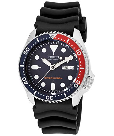 Seiko SKX009K1 Men's Scuba Diver Automatic Black Rubber Navy Blue Dial