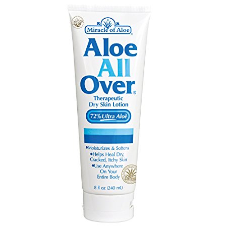 Miracle of Aloe, Aloe All Over Lotion Cream 8 Oz Best Dry Lotion