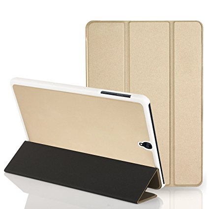 KuGi Samsung Galaxy Tab S3 9.7 case,Ultra-thin lightweight Smart Cover Case for Samsung Galaxy Tab S3 9.7-Inch Tablet w/ S Pen SM-T820 / T825 (Gold)