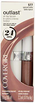 CoverGirl Outlast All Day Two Step Lipcolor, Spiced Latte 577, 0.13 Ounce