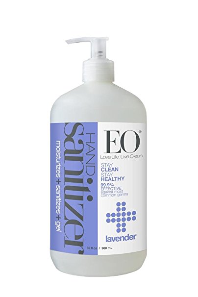 EO Botanical Hand Sanitizer Gel, Lavender, 32 Ounce