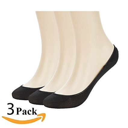 Yijiujiuer Women No Show Liner Socks Casual Thin Low Cut Invisible Non-Slip Socks Loafer Socks for Women Flats