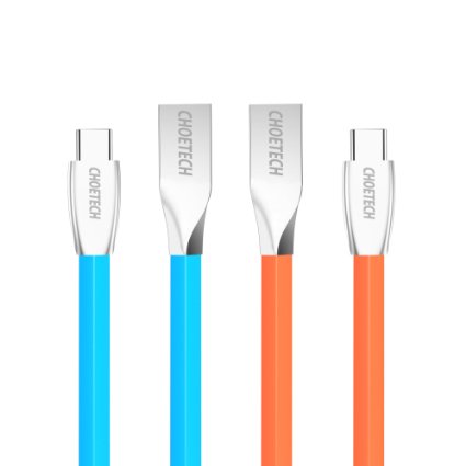 USB-C Cable, CHOETECH 2 Pack[4ft/1.2M] Premium TPE Jacket USB C to USB A Cable with 56k ohm Resistor for Galaxy Note 7, One Plus 3, Nexus 6p/5x, Lumia 950xl/950 and Other Type-C Supported Devices