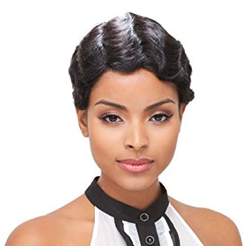 Janet Collection 100% Human Hair Wig MOMMY (1B)