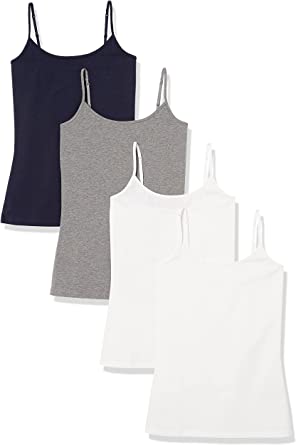 Amazon Essentials Women's 4-Pack Slim-Fit Camisole