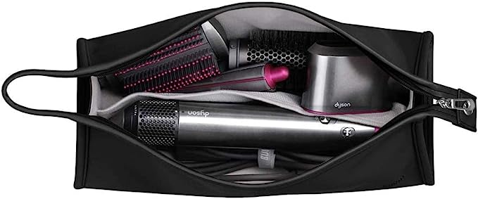 BUBM Travel Storage Bag Compatible with Dyson Airwrap Styler, Shark Flexstyle Air Styling & Drying System, Portable Carrying Case Organizer for Airwrap Styler and Attachments,Black