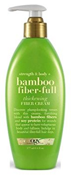 Ogx Bamboo Fiber-Full Thickening Fiber Cream 6 Ounce (177ml) (2 Pack)