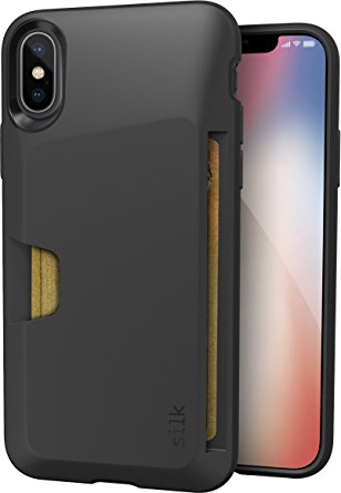 Silk iPhone X Wallet Case - VAULT Protective Credit Card Grip Cover - "Wallet Slayer Vol.1" - Black Onyx