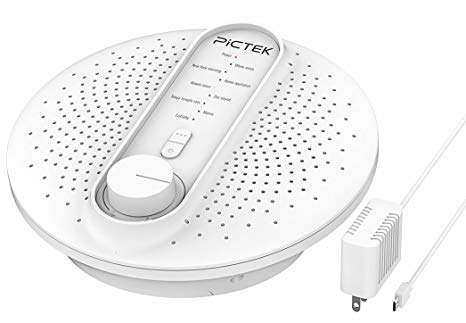 Sound Machine, Pictek White Noise Machine for Baby Adult [New Version], Portable Sleep Lullaby Machine with 24 Natural Sounds and All Night Playing Mode for Home or Travel [Adapter Included]