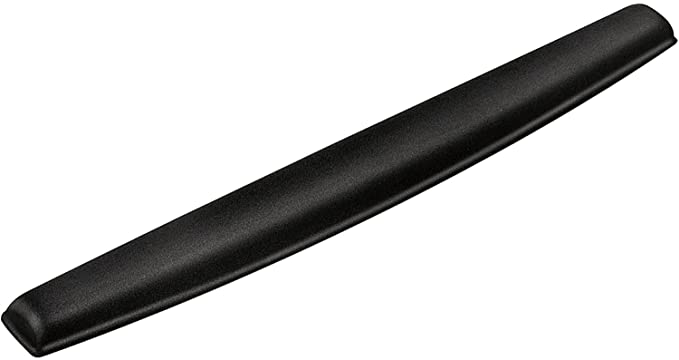 Fellowes Memory Foam Wrist Rest, Black (91782)