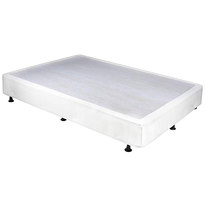 Milliard Box Spring Frame Full Size High Profile Mattress Foundation | Metal Structure | Quiet, Smart Design | Easy Assembly, Use with or Without Included Legs or Directly on Bed Frame - Full