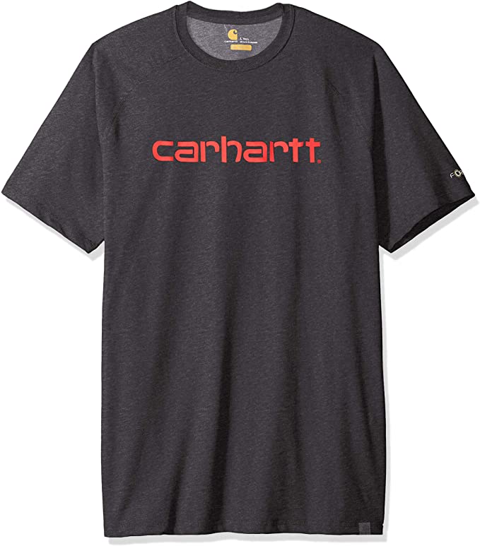 Carhartt Men's Force Cotton Delmont Graphic Short Sleeve T Shirt (Regular and Big & Tall Sizes)