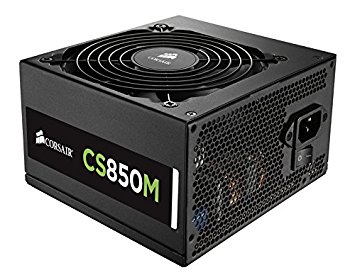 Corsair CS Series, CS850M, 850 Watt (850W), Semi Modular Power Supply, 80  Gold Certified