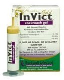 Invict Gold Cockroach German Roach Control Gel Bait 4 tubes w plunger 35 grams per tube Better then Maxforce Kill German Roaches