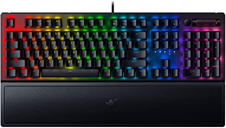 Razer RZ03-03540100-R3M1 BlackWidow V3 Mechanical Gaming Keyboard with Green Switch US Layout