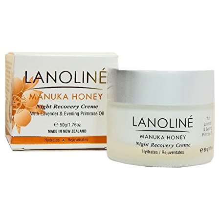 Lanoline Manuka Honey Night Recovery Creme 1.76 Fl Oz