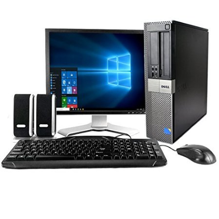 Dell OptiPlex 960 Desktop Core 2 Duo 2.9GHz 8GB Memory 500GB Windows 10 Home 19" Monitor, Keyboard, Mouse, Speakers, Sold & Shipped by a Microsoft Authorized Refurbisher - NEW COA/License Attached