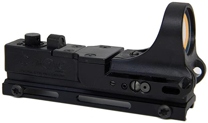 C-MORE Systems Tactical Railway Red Dot Sight with Click Switch