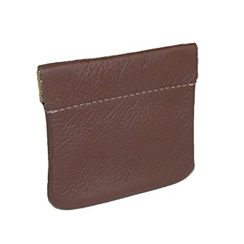 CTM Leather Squeeze Coin Pouch