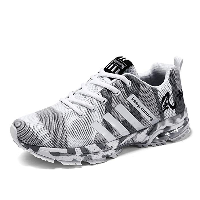 Kuako Men Women Running Shoes Air Trainers Fitness Casual Sports Walk Gym Jogging Athletic Sneakers