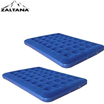 Zaltana Air Mattress (Double Size:74"x54"x7.5") 2pc Combo