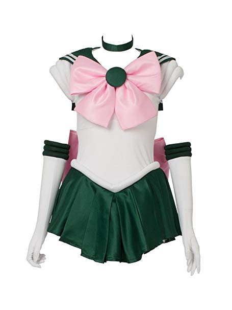 Cosfun Best Sailor Jupiter Kino Makoto Cosplay Costume mp000292