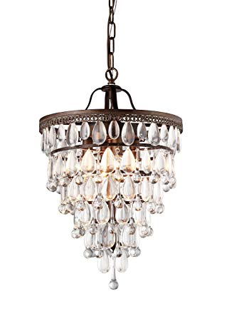 Whse of Tiffany RL8076 Matinee Inverted Pyramid Chandelier