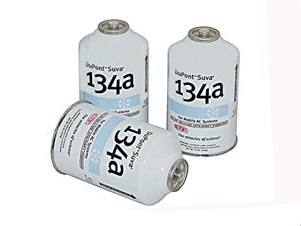 3 Cans R-134a DuPont Suva A/C Automotive Refrigerant/Freon R134a (12oz Cans) by DuPont