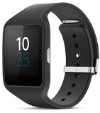 Sony Mobile SWR50 SmartWatch 3 Fitness and Activity Tracker Wrist Watch Compatible with Android 43 Smartphones - Black