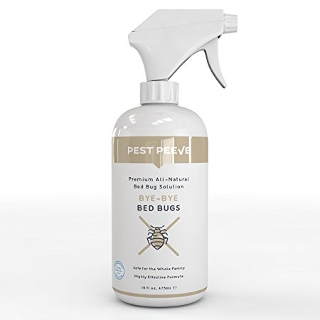 Bye-Bye Bed Bugs - Powerful, Natural Bedbug Killer Spray - Home Defense Treatment - Eco-friendly and Safe for the Family (16 oz)