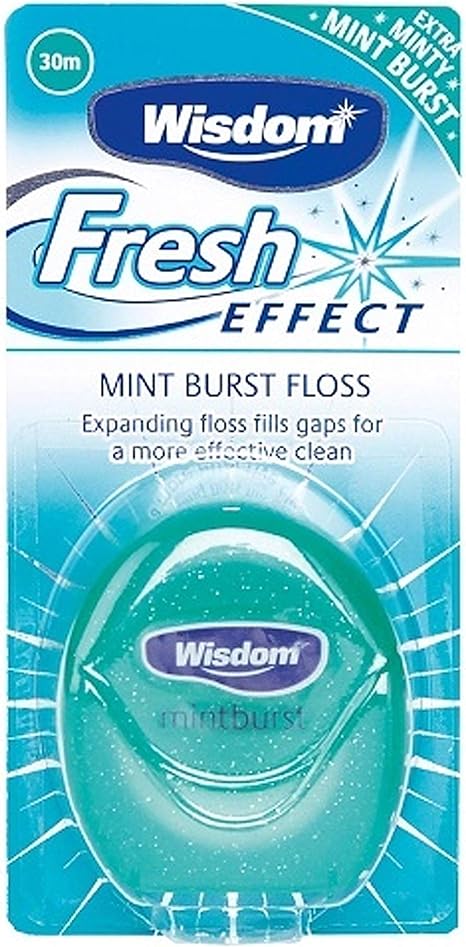 Wisdom Fresh Effect Mint Burst Floss - Pack of 3