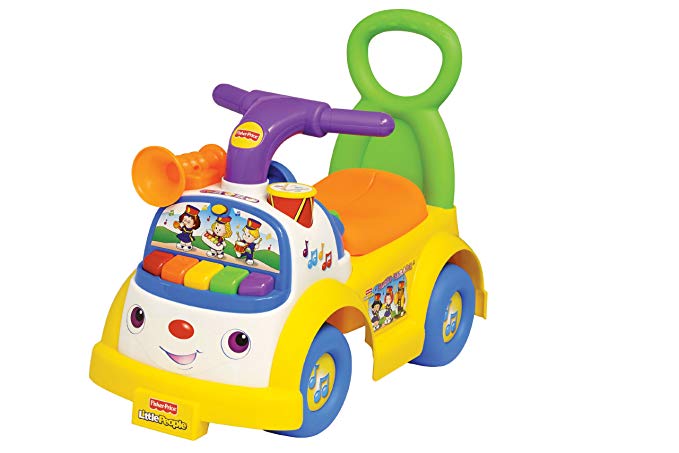 Little People Fisher-Price Music Parade Ride-On, White (Discontinued by Manufacturer)