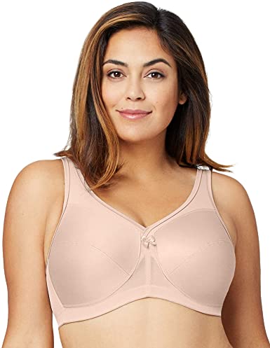 Glamorise Women's Plus Size MagicLift Active Support Bra Wirefree #1005