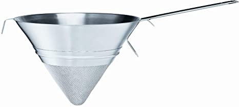 Rosle 25 cm Stainless Steel Hotel Chinois Strainer with Gauze Inset