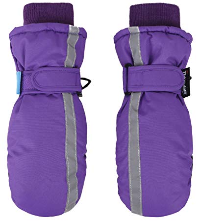 SimpliKids Children's Snow Sports Thinsulate Lined Waterproof Winter Mittens