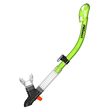 Promate Dry Whistle Purge Snorkel for Snorkeling, Scuba Diving/ sk890