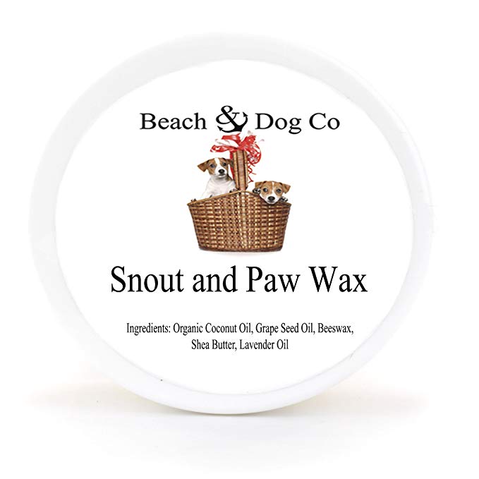 Snout and Paw Wax - For Dry Chapped Cracked Noses and Paws - All Natural and Organic