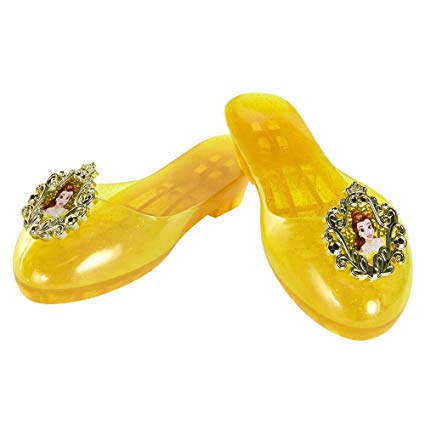 Disney Princess Shoes Belle Jelly Shoes, 1 Pair, Yellow, Kids Size: 9-11