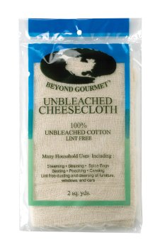 Beyond Gourmet Extra-fine Cheesecloth, 100-Percent Cotton, 2-Square Yards