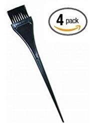 Soft'n STyle Long Tail Dye Brush (Applicator Brush for Keratin and Color Treatments) - 4 Pack, hair color, color applicator, easy to use, hair stylist, stylist, even distribution, hair dye, salon, no mess, precision