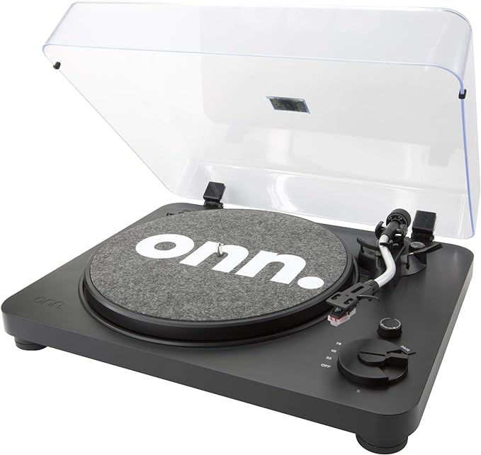 ONN 100006556 Wireless Bluetooth Turntable