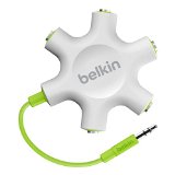 Belkin Rockstar Multi Headphone Splitter Light Green Discontinued by Manufacturer