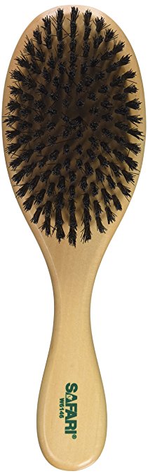 Safari Bristle Brush for Dogs with Wood Handle