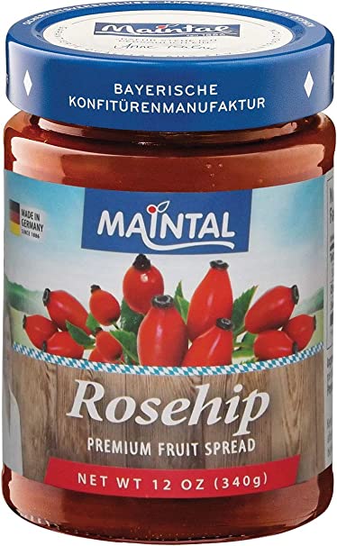 Maintal Rosehip Premium Fruit Spread, 12 Ounce