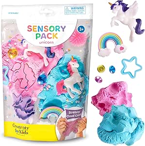 Creativity for Kids Sensory Pack: Unicorn - Sensory Toys for Toddlers Ages 3-4 , Unicorn Gifts for Girls, Toddler Activities and Sensory Bin Fillers