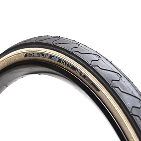 Schwalbe City Jet 26X1.5 Wired Tyre with Puncture Protection Skinwall 570g (40-559) - Black